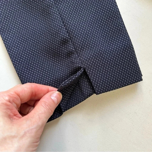 Cleo Every Body Polka  Dot Ankle Pant Navy Blue Size 2 NWT - Picture 10 of 15